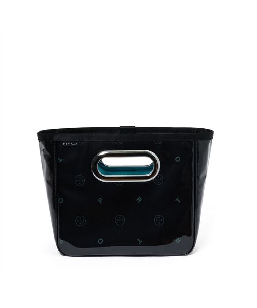 PORTER(ポーター)の「グロス ハンドバッグ ミニ(ハンドバッグ・メンズ・ピンク/ターコイズブルー系・FREE)」の2枚目の写真