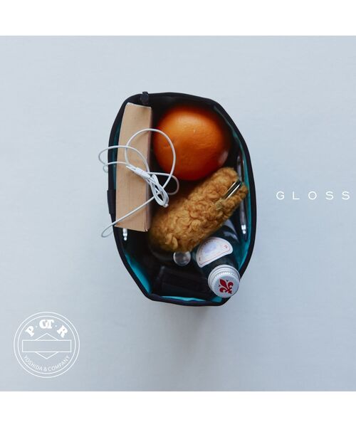 PORTER(ポーター)の「グロス ハンドバッグ ミニ(ハンドバッグ・メンズ・ピンク/ターコイズブルー系・FREE)」の3枚目の写真