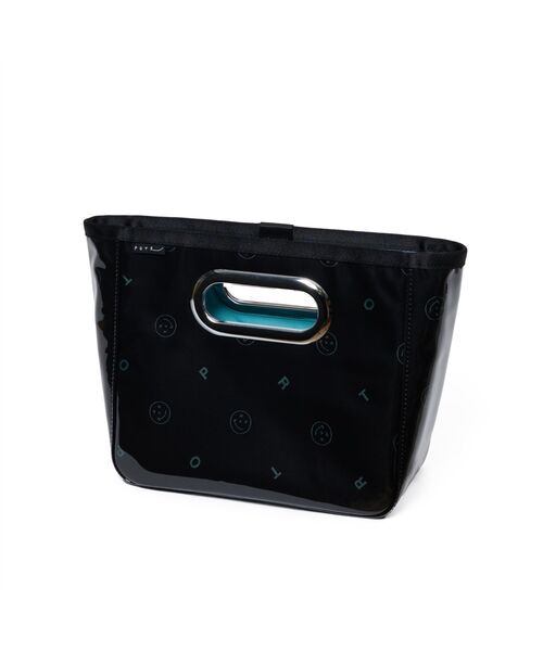 PORTER(ポーター)の「グロス ハンドバッグ ミニ(ハンドバッグ・メンズ・ピンク/ターコイズブルー系・FREE)」の5枚目の写真