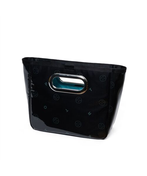 PORTER(ポーター)の「グロス ハンドバッグ ミニ(ハンドバッグ・メンズ・ピンク/ターコイズブルー系・FREE)」の7枚目の写真