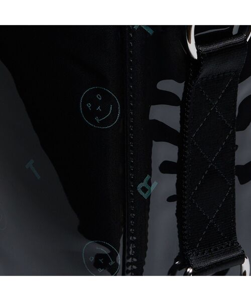 PORTER(ポーター)の「グロス ハンドバッグ ミニ(ハンドバッグ・メンズ・ピンク/ターコイズブルー系・FREE)」の8枚目の写真