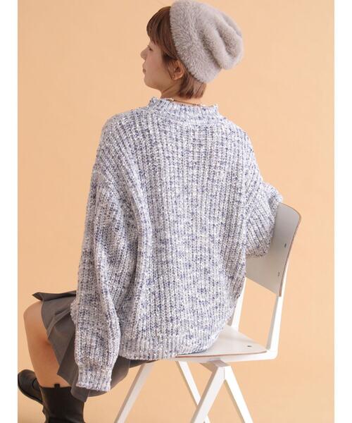 ehka sopo（エヘカソポ）の「シャギーワッチキャップ（ニットキャップ/ビーニー・レディース・キナリ/ベージュ/グレー・F）」の7枚目の写真