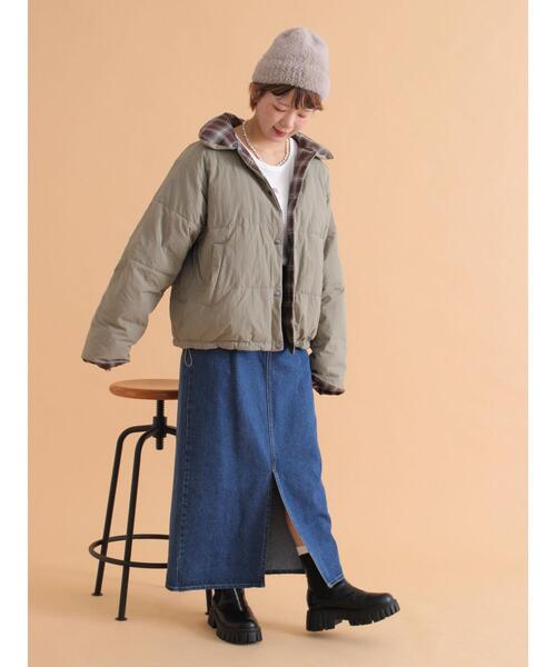 ehka sopo（エヘカソポ）の「シャギーワッチキャップ（ニットキャップ/ビーニー・レディース・キナリ/ベージュ/グレー・F）」の16枚目の写真