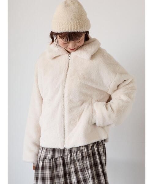 ehka sopo（エヘカソポ）の「シャギーワッチキャップ（ニットキャップ/ビーニー・レディース・キナリ/ベージュ/グレー・F）」の20枚目の写真