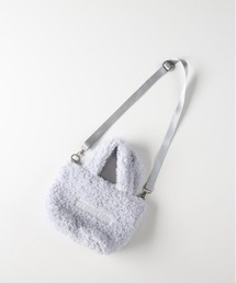 Right-on（ライトオン）の「【VIVIAN BLUE】2WAYボアショルダートートバッグ (可愛いデザイン / 軽量 / 保温性 / 肌触り抜群)（トートバッグ・キッズ）」