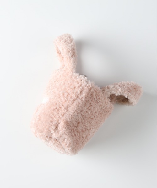 Right-on（ライトオン）の「【VIVIAN BLUE】2WAYボアショルダートートバッグ (可愛いデザイン / 軽量 / 保温性 / 肌触り抜群)（トートバッグ・キッズ・ピンク/オフホワイト/サックスブルー・ONE SIZE）」の7枚目の写真