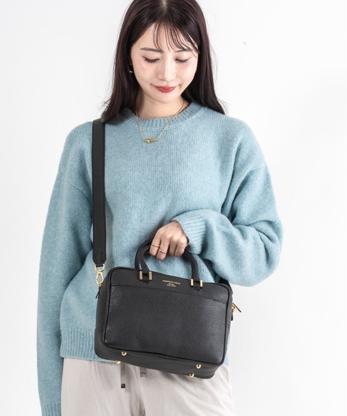 CHRISTIAN VILLA(クリスチャンヴィラ)の「【CHRISTIAN VILLA】ボストン バッグ ショルダーバッグ(ボストンバッグ・レディース・ブラック/ダークブラウン/ブラウン・FREE)」の12枚目の写真