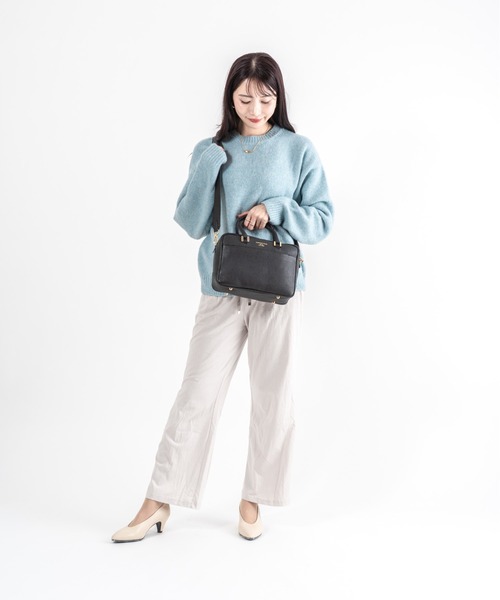 CHRISTIAN VILLA(クリスチャンヴィラ)の「【CHRISTIAN VILLA】ボストン バッグ ショルダーバッグ(ボストンバッグ・レディース・ブラック/ダークブラウン/ブラウン・FREE)」の19枚目の写真