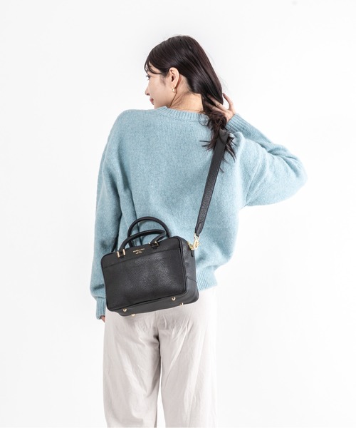 CHRISTIAN VILLA(クリスチャンヴィラ)の「【CHRISTIAN VILLA】ボストン バッグ ショルダーバッグ(ボストンバッグ・レディース・ブラック/ダークブラウン/ブラウン・FREE)」の15枚目の写真