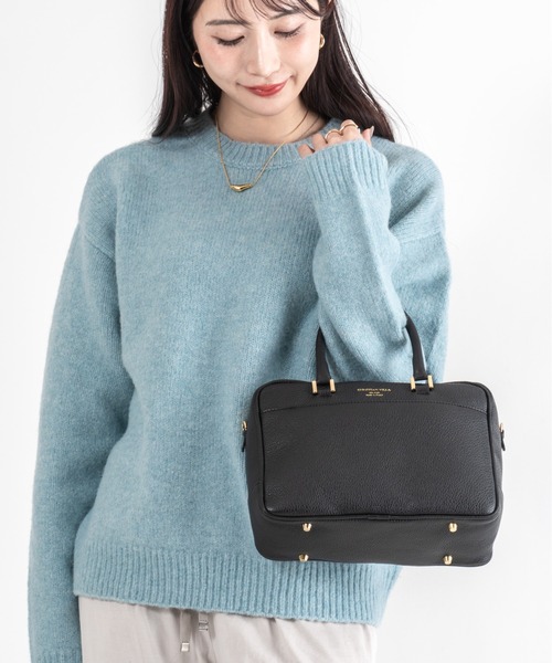 CHRISTIAN VILLA(クリスチャンヴィラ)の「【CHRISTIAN VILLA】ボストン バッグ ショルダーバッグ(ボストンバッグ・レディース・ブラック/ダークブラウン/ブラウン・FREE)」の13枚目の写真
