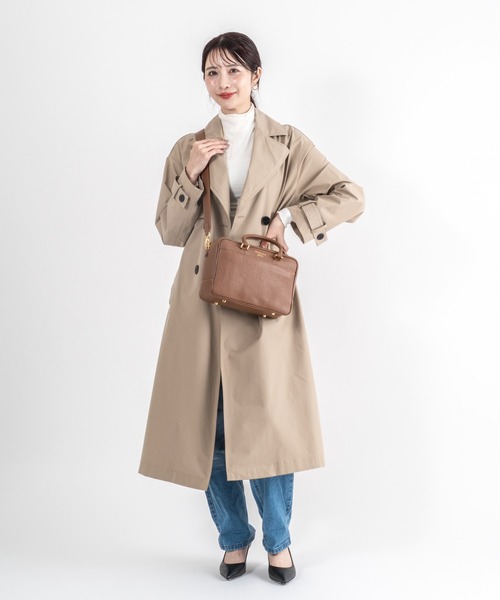 CHRISTIAN VILLA(クリスチャンヴィラ)の「【CHRISTIAN VILLA】ボストン バッグ ショルダーバッグ(ボストンバッグ・レディース・ブラック/ダークブラウン/ブラウン・FREE)」の8枚目の写真