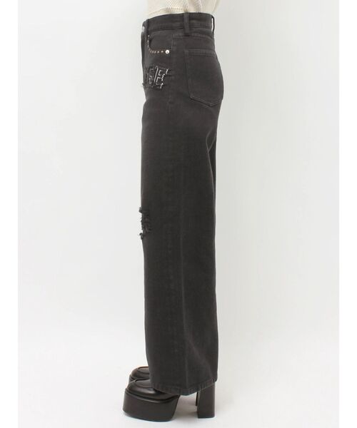 EVRIS（エヴリス）の「ハイウエストグラフィックワイドパンツ（その他パンツ・レディース・ブラック/その他1・MEDIUM/SMALL）」の12枚目の写真