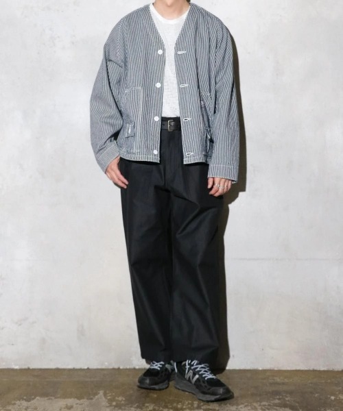 GUNG HO（ガンホー）の「GUNG HO/ ガンホー　HICKORY THE EXPEDITION JACKET（ブルゾン・メンズ・ストライプ・MEDIUM/LARGE/X-LARGE）」の10枚目の写真