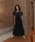 ANDRESD�i�A���h���X�h�j�́u�{�����[�����b�t�����C���[�h���X / volume ruffle layer dress�i�h���X�j�v�b�u���b�N×�V���o�[