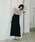 ANDRESD�i�A���h���X�h�j�́u�{�����[�����b�t�����C���[�h���X / volume ruffle layer dress�i�h���X�j�v�b�x�[�W��×�u���b�N