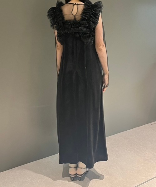 ボリュームラッフルレイヤードレス / volume ruffle layer dress