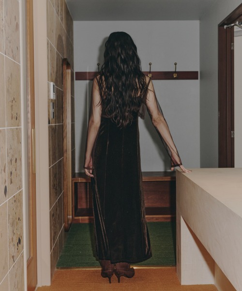 ボリュームラッフルレイヤードレス / volume ruffle layer dress