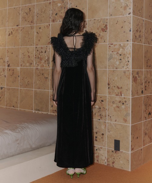 ボリュームラッフルレイヤードレス / volume ruffle layer dress