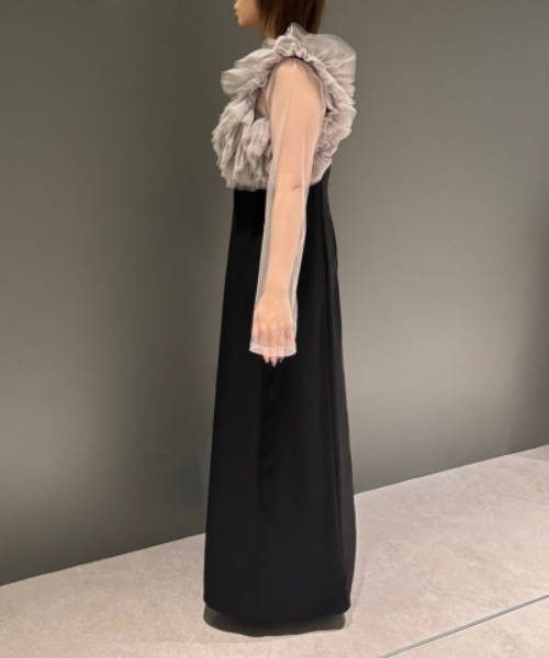 ボリュームラッフルレイヤードレス / volume ruffle layer dress