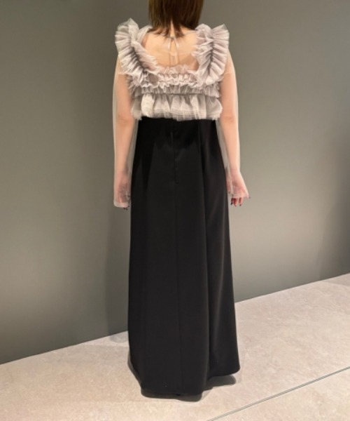 ボリュームラッフルレイヤードレス / volume ruffle layer dress