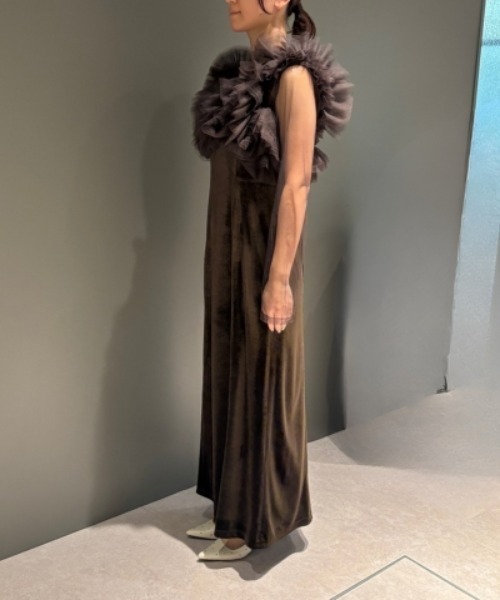 ボリュームラッフルレイヤードレス / volume ruffle layer dress