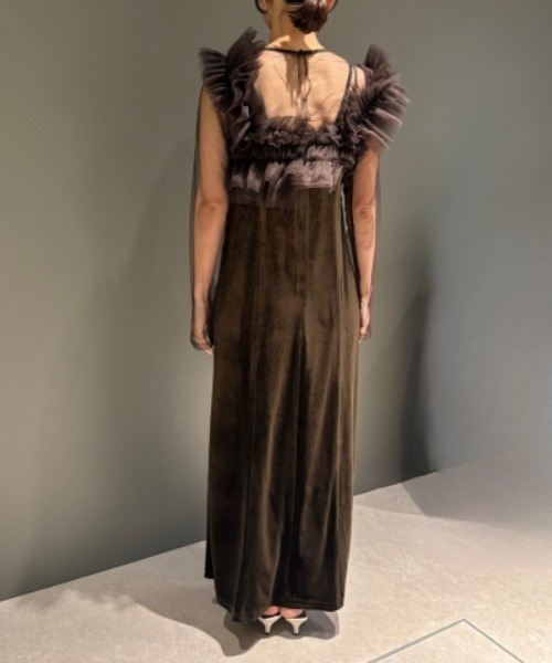 ボリュームラッフルレイヤードレス / volume ruffle layer dress