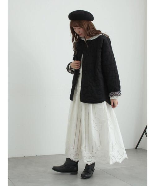 TSUHARU by Samansa Mos2(ツハルバイサマンサモスモス)の「レースパッチワークセーラー襟ブラウス(シャツ/ブラウス・レディース・ブラック/ブルー/オフホワイト・F)」の15枚目の写真