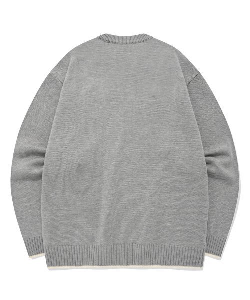 COVERNAT（カバーナット）の「Cロゴクルーネックニットメランジグレー（ニット/セーター・レディース・その他・MEDIUM/LARGE/SMALL/X-LARGE）」の2枚目の写真