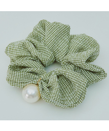 RMRN（アルエームアルエヌ）の「チェックパールスクランチ（シュシュ）」