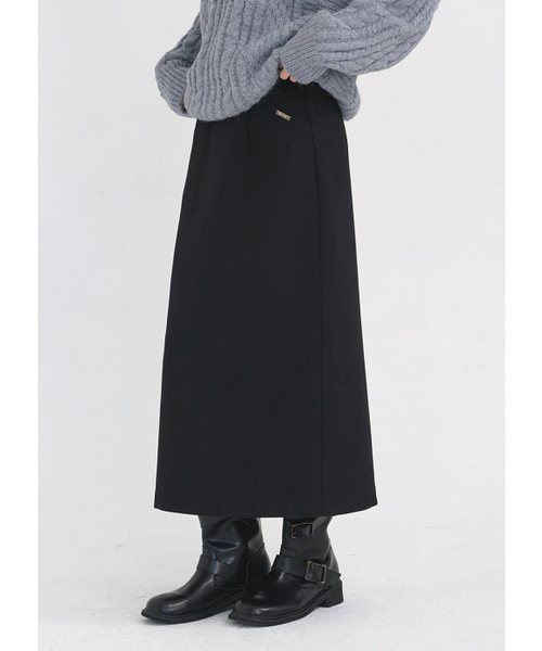 MICANE(ミケーネ)の「ジェシカウールロングスカート(スカート・レディース・ブラック/チャコール・X-SMALL/SMALL/MEDIUM/LARGE/X-LARGE/XX-LARGE)」の18枚目の写真