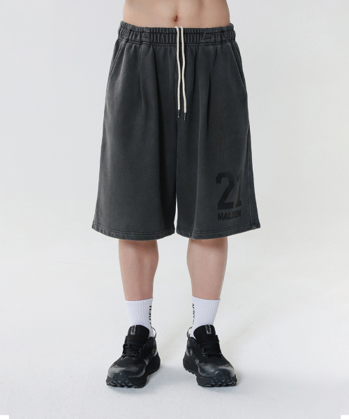 MALDEN（モールデン）の「ピグメントバミューダパンツ7部（その他パンツ・メンズ・チャコール・MEDIUM/LARGE/X-LARGE）」の2枚目の写真