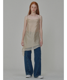 OPENING SUNSHINE（オープニングサンシャイン）の「ハートパターンレイヤードワンピースベージュ（ワンピース）」