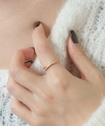 SLOBE IENA | 《WEB限定サイズあり》ODUL/オジュール SLOBE別注 クロスリング(リング)