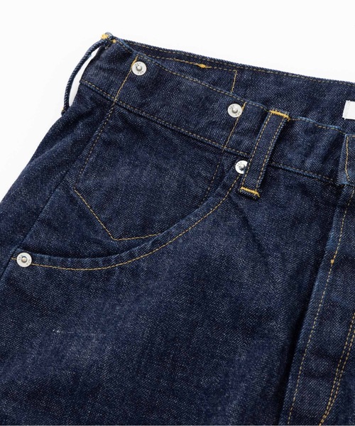 SEA(シー)の「13oz 立体裁断ツイストデニム(デニムパンツ・レディース・ブルー・1/0)」の6枚目の写真