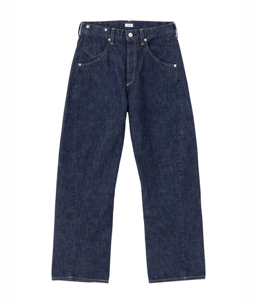 SEA(シー)の「13oz 立体裁断ツイストデニム(デニムパンツ・レディース・ブルー・1/0)」の10枚目の写真