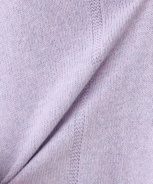 LE SOUK(ルスーク)の「スフレニットハイネックプルオーバー(ニット/セーター・レディース・ブルー/ラベンダー・フリー)」の11枚目の写真
