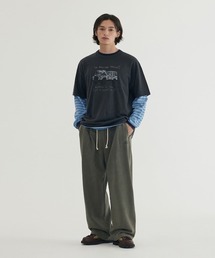 REAL WIDE PIGMENT SWEATPANTS