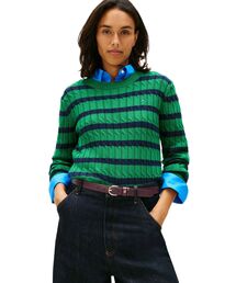 トミーアイコン ロゴニットセーター   TOMMY HILFIGER（トミーヒルフィガー）の「トミーアイコン ロゴニット