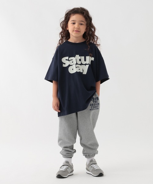 GEORGE'S(ジョージズ)の「【KIDS】ロゴスウェットパンツ(スウェットパンツ・キッズ・オフホワイト/杢グレー/ネイビー・110cm/130cm/150cm)」の4枚目の写真