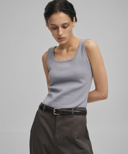 ANOTHER OFFICE WOMEN(アナザー オフィス ウーマン)の「w. Scoop Neck Tank (Azure Gray)(Tシャツ/カットソー・レディース・その他・FREE)」の1枚目の写真
