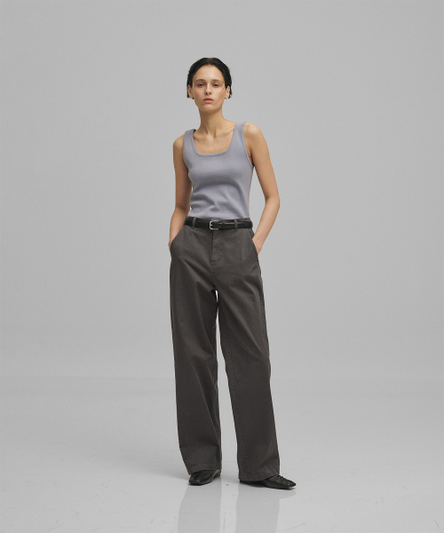 ANOTHER OFFICE WOMEN(アナザー オフィス ウーマン)の「w. Scoop Neck Tank (Azure Gray)(Tシャツ/カットソー・レディース・その他・FREE)」の5枚目の写真