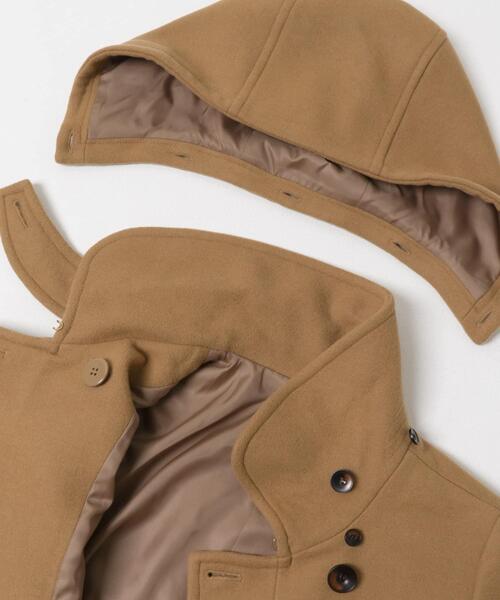 URBAN RESEARCH DOORS（アーバンリサーチドアーズ）の「ショールカラー2WAYショートコート（その他アウター・レディース・キャメル/ネイビー・SMALL/MEDIUM）」の10枚目の写真