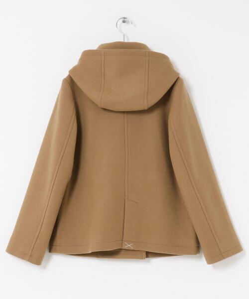 URBAN RESEARCH DOORS（アーバンリサーチドアーズ）の「ショールカラー2WAYショートコート（その他アウター・レディース・キャメル/ネイビー・SMALL/MEDIUM）」の8枚目の写真