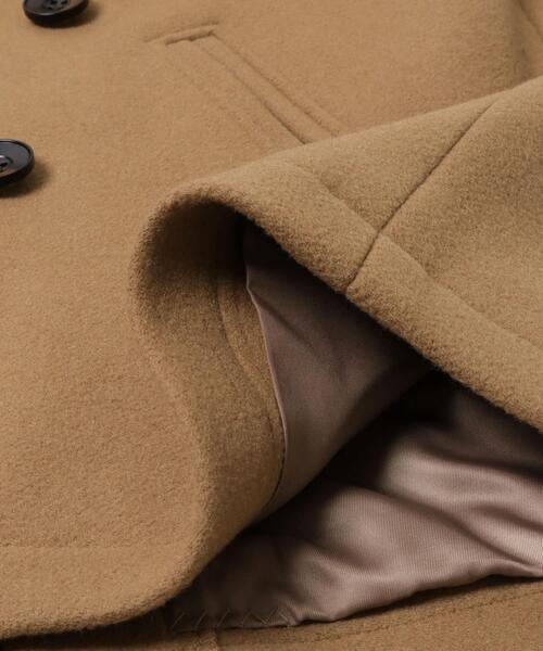 URBAN RESEARCH DOORS（アーバンリサーチドアーズ）の「ショールカラー2WAYショートコート（その他アウター・レディース・キャメル/ネイビー・SMALL/MEDIUM）」の7枚目の写真