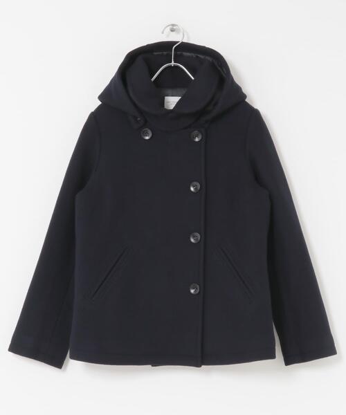 URBAN RESEARCH DOORS（アーバンリサーチドアーズ）の「ショールカラー2WAYショートコート（その他アウター・レディース・キャメル/ネイビー・SMALL/MEDIUM）」の22枚目の写真