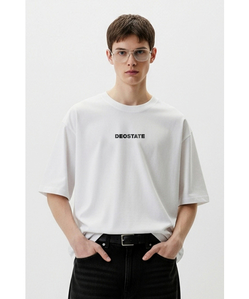 DEOSTATE(デオ ステイト)の「コア半袖Tシャツ.01(Tシャツ/カットソー・メンズ・ホワイト・LARGE)」の3枚目の写真