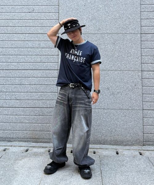 KANEITEI(カネイテイ)の「アルミーフランセーズリンガー半袖(ネイビー)(Tシャツ/カットソー・レディース・ネイビー・MEDIUM/LARGE/X-LARGE/SMALL)」の14枚目の写真