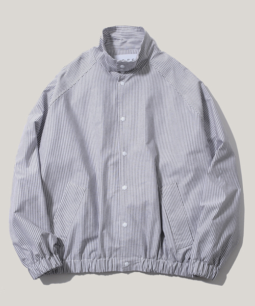 STRIPE PICNIC JACKET_BLACK