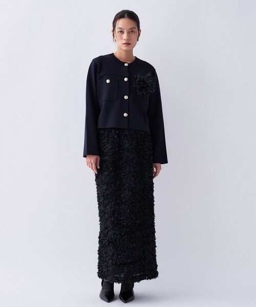 cloenc（クロエンス）の「【オケージョン／手洗い可】フラワーチュールレーススカート（スカート・レディース・ホワイト系4/ブラック系3・01/02/03）」の19枚目の写真