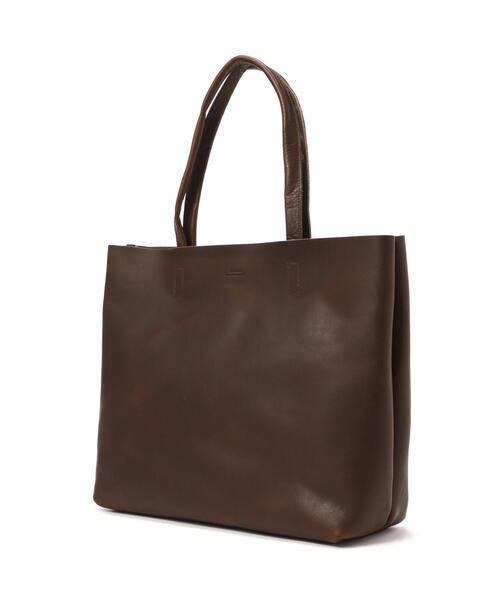 SLOW（スロウ）の「SLOW (スロウ) bono -new tote bag 49S304K【2026年春夏入荷モデル】（トートバッグ・メンズ・ブラック/ブラウン・F）」の13枚目の写真